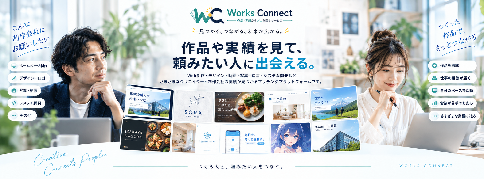 Works Connectのメインビジュアル